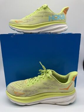Hoka One One Clifton 9 “Citron” Women’s Running Shoes Size US 7D |1132211LCS